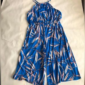London Times Printed Romper. Size:12.